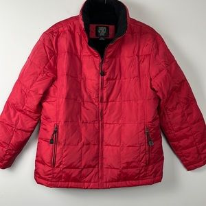 J. Percy Sport Red Square Quilted Insulated Snow Ski Jacket Women's Size M